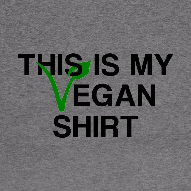 This Is My Vegan Shirt by nerdyveganshop